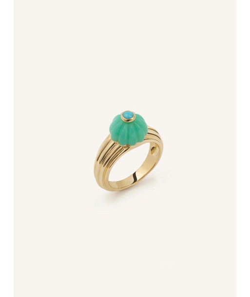 GELATO CHRYSOPRASE AND TURQUOISE RING livraison et retour toujours gratuits