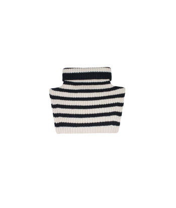 COL GRACE STRIPES NAVY WHITE Véritable concentré