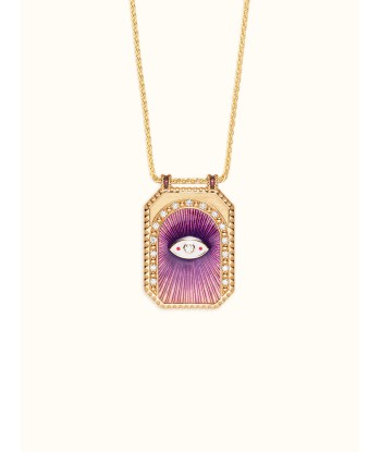 SCAPULAR EYE PROTECT VIOLET 18K solde