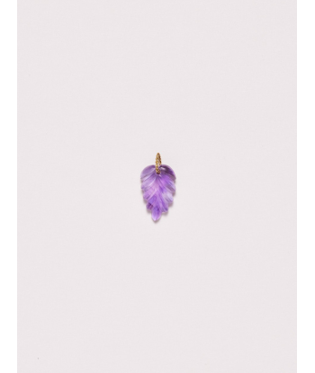 AMETHYST LEAF EFFIE PENDANT Economisez 