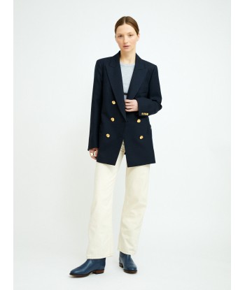 BLAZER ALCANARA EVERYNIGHT NAVY Véritable concentré