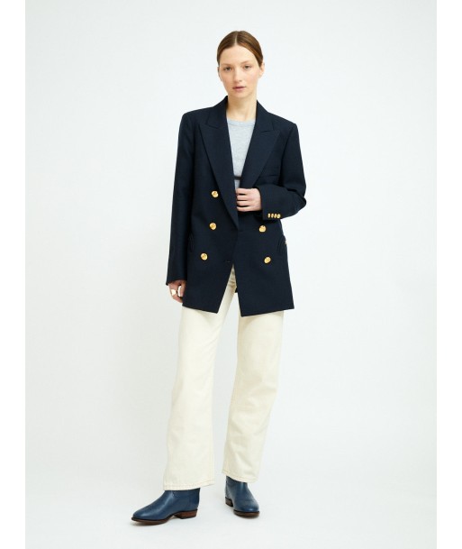 BLAZER ALCANARA EVERYNIGHT NAVY Véritable concentré