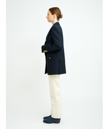 BLAZER ALCANARA EVERYNIGHT NAVY Véritable concentré