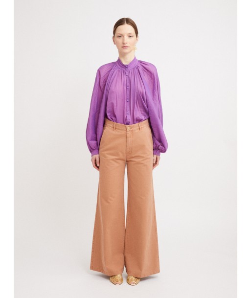 OLD PEACH GABARDINE SWEET CHOCO TROUSERS l'évolution des habitudes 