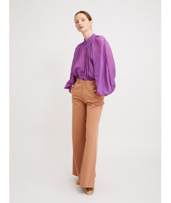 OLD PEACH GABARDINE SWEET CHOCO TROUSERS l'évolution des habitudes 