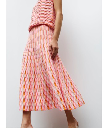 PINK ZELLIGE STITCH TUSCANY SKIRT de technologie