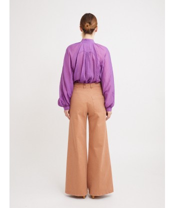 OLD PEACH GABARDINE SWEET CHOCO TROUSERS l'évolution des habitudes 