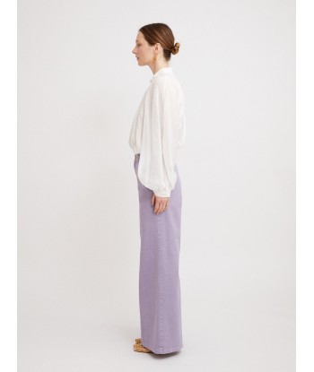 OLD PEACH LAVENDER GABARDINE TROUSERS meilleur choix