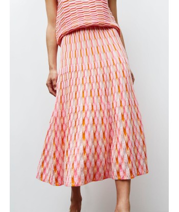 PINK ZELLIGE STITCH TUSCANY SKIRT de technologie