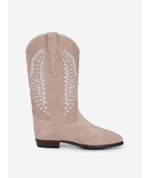 INCA SUEDE NUDE WHITE BOOTS Venez découvrir notre 