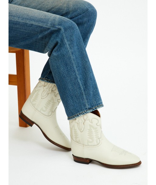 EARLY MIDNIGHT ARTIC EMBROIDERY ANKLE BOOTS rembourrage situé sous