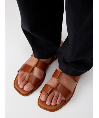 LINA STRAP SANDALS TAN une grave pollution 