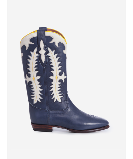 MIDNIGHT TEXAS DARK BLUE BOOTS Profitez des Offres !