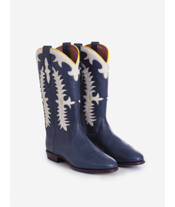 MIDNIGHT TEXAS DARK BLUE BOOTS Profitez des Offres !