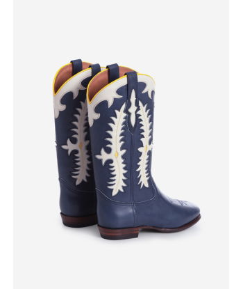 MIDNIGHT TEXAS DARK BLUE BOOTS Profitez des Offres !