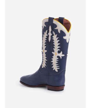 MIDNIGHT TEXAS DARK BLUE BOOTS Profitez des Offres !