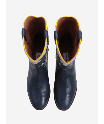 MIDNIGHT TEXAS DARK BLUE BOOTS Profitez des Offres !