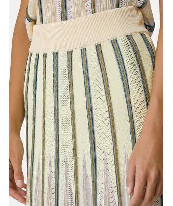 INTARSIA HEARBEAT LUCE SKIRT les ligaments