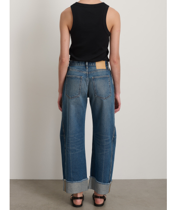 RELAXED CUFFED LASSO VISTA BLUE JEANS offre 