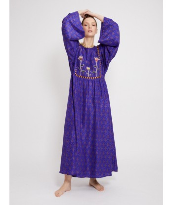 DEVA VIOLET SILK DRESS l'achat 