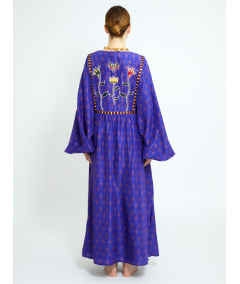 DEVA VIOLET SILK DRESS l'achat 