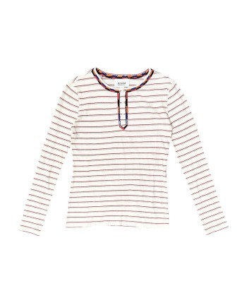 GREEN AND RED STRIPED SKIN T-SHIRT pas cheres