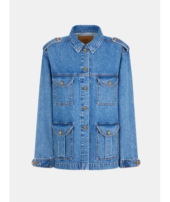 VESTE SAHARIANA EN DENIM NARIIDA MAYA soldes