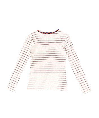 GREEN AND RED STRIPED SKIN T-SHIRT pas cheres