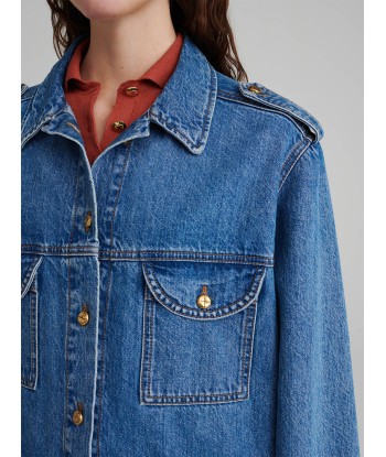 VESTE SAHARIANA EN DENIM NARIIDA MAYA soldes