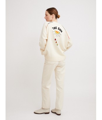 SUN OFF WHITE CASHMERE SWEATER Comparez et commandez 