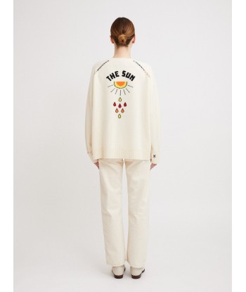 SUN OFF WHITE CASHMERE SWEATER Comparez et commandez 