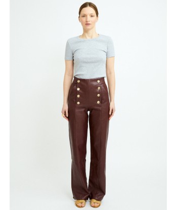 PANTALON POPPY BORDEAUX pas cher chine