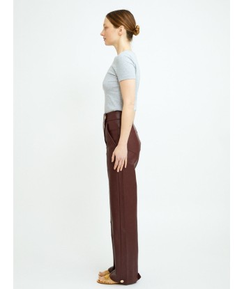 PANTALON POPPY BORDEAUX pas cher chine