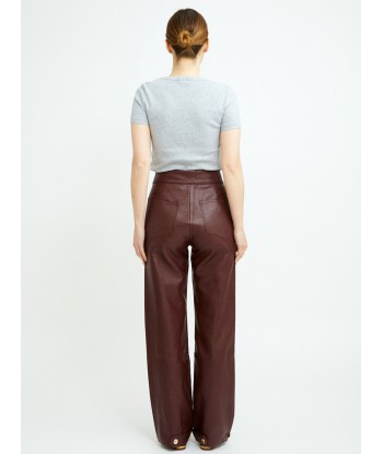 PANTALON POPPY BORDEAUX pas cher chine